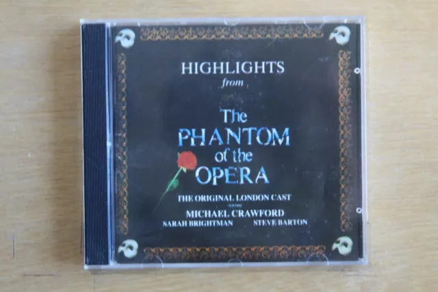 Highlights From The Phantom Of The Opera (The Original Cast Recordi  (Box C279)