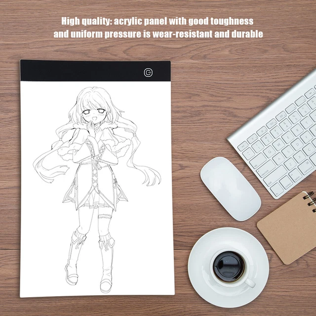 Plantilla de luz LED USB A4 caja de luz tablero de dibujo lo último