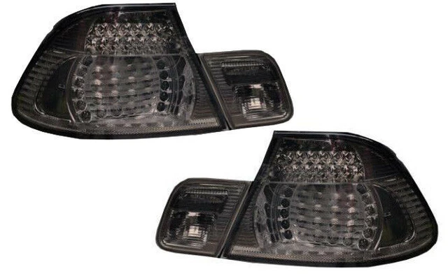 Feux Arrière LED Fumée Pour BMW Série 3 E36 Berline 1991-1999 - Neuf - Garantie 1 An