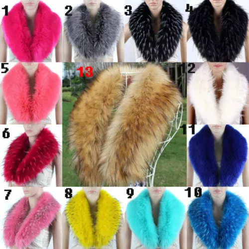 Women's Warmer Faux Fur Scarf Collar Shawl Stole Neck Scarves Wraps Gift New