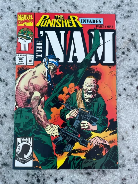 The 'Nam # 68 NM- Marvel Comic Book Punisher Vietnam War Series Jigsaw 4 J856