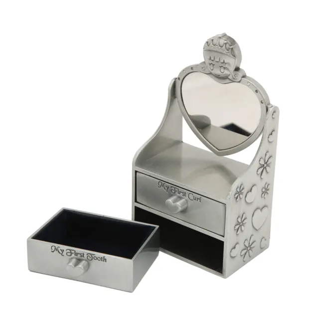 Baby Keepsake Box Cute Fashion Tooth Fairy Gifts For Girls Boys(Ancient Tin) EJU
