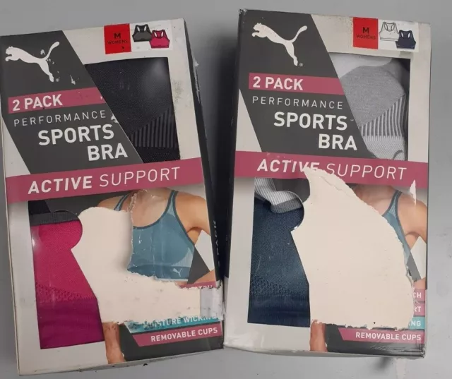 Puma New In Box 2 Pack Large L Seamless Active Performance