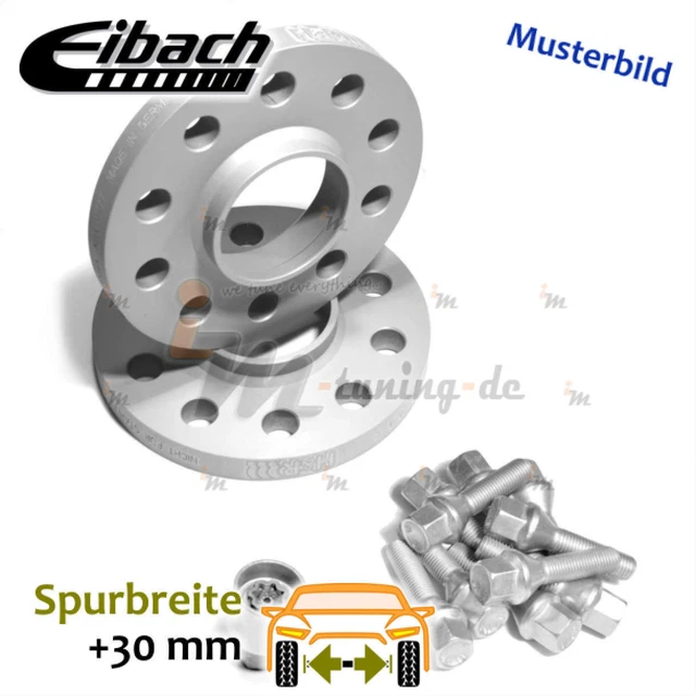 EIBACH Spurplatten 15mm - Spurverbreiterung 30mm Pro Achse Für 5x108 Lochkreis