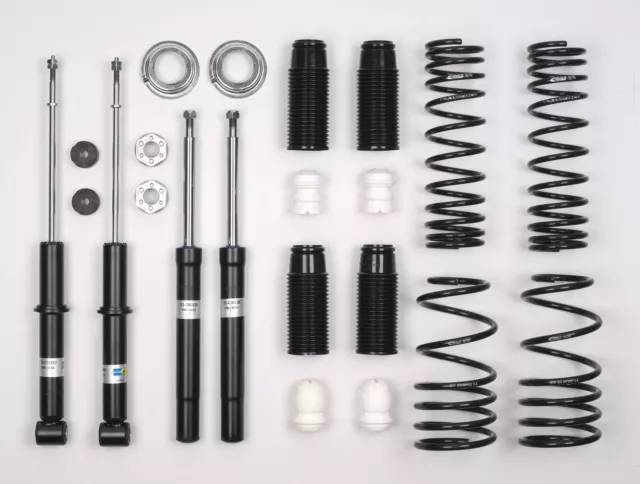 Eibach Lowering Springs, Bilstein Gas Shocks & Bumpstop Kit Golf Mk1 Cabrio - TD