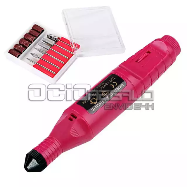 Torno Pulidor para Pulir Electrico Velocidad Variable 20000RPM de Uñas Manicura