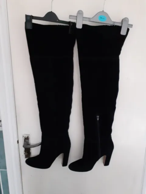 LADIES ALDO BLACK Over The Knee Boots Size UK 8. £17.78 - PicClick UK