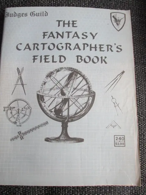 Jg Judges Guild Fantasy Cartographers Field Book 240 Vgc Adv Dungeon Dragon