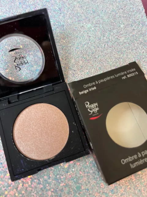 PEGGY SAGE OMBRE FARD A PAUPIERES mono lumière irisée 800215 BEIGE irisée