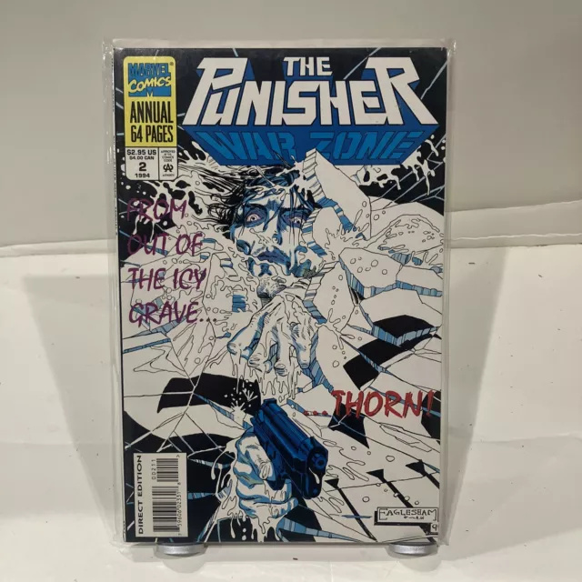The Punisher War Zone Annual #2 • Eaglesham Cover! Thorn! (Marvel 1994)