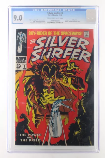 Silver Surfer #3 - Marvel Comics 1968 CGC 9.0 1st appearance of Mephisto