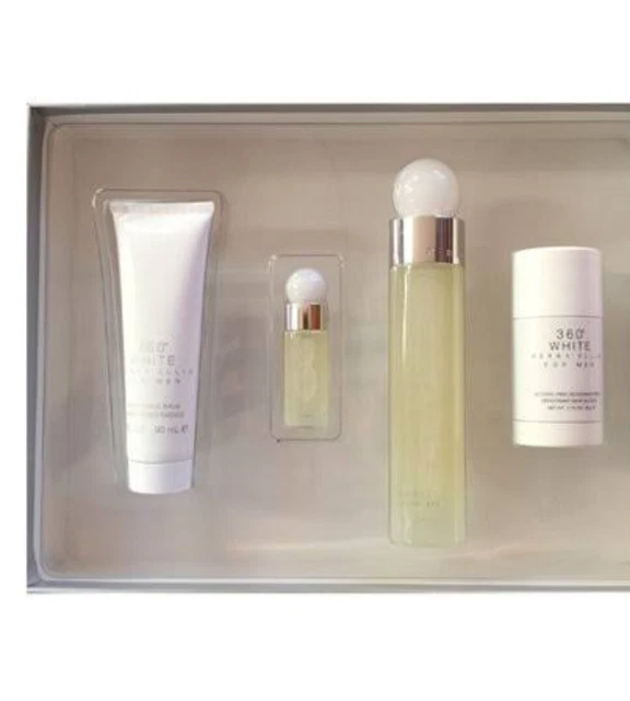 360 blanco para hombre Perry Ellis juego de regalo, nunca usado