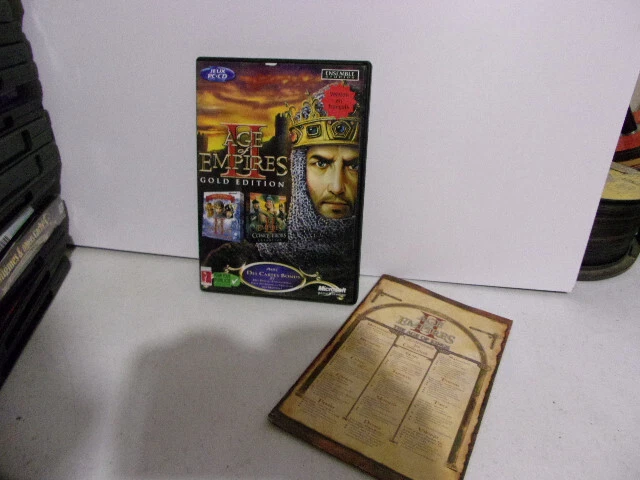 Age Of Empires II Gold Edition + Age Of Mythology - PC Français, Complet, Très Bon état