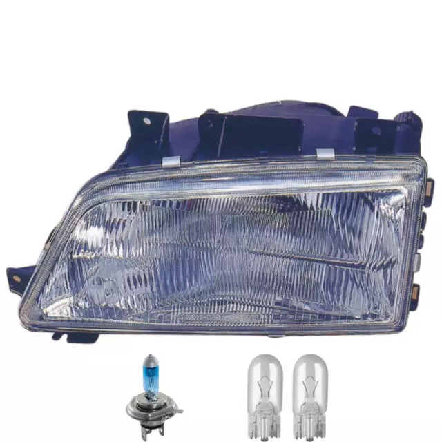 Scheinwerfer rechts manuell inkl. OSRAM Premium Lampen für Peugeot 405 II 4B