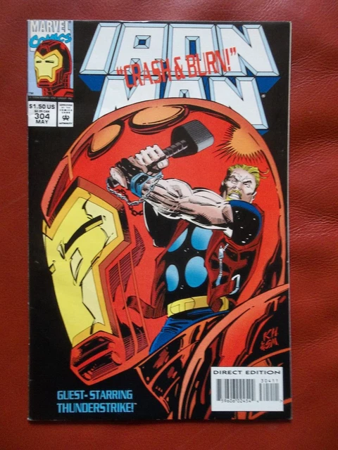 Iron Man #304 - BATTLES HULK - 1ST HULKBUSTER ARMOUR - HIGH GRADE VF/NM to NM-