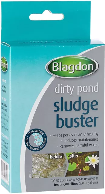 Blagdon Pond Treatment Sludge Buster Remover Good Bacteria Clears Dead Algae