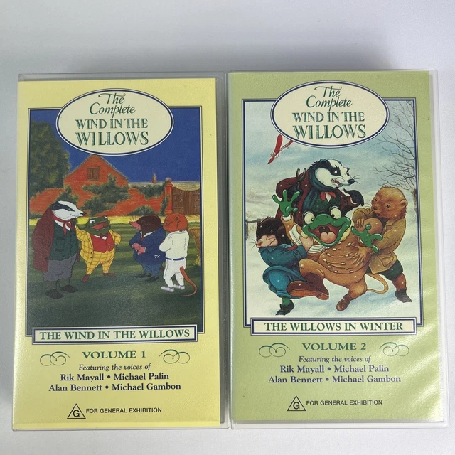 THE WIND IN the Willows & The Willows In Winter Volume 1&2 VHS 24.95