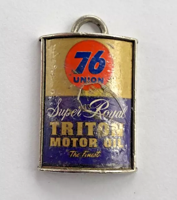 Vintage Union 76 Super Royal Triton Motor Oil Key Fob