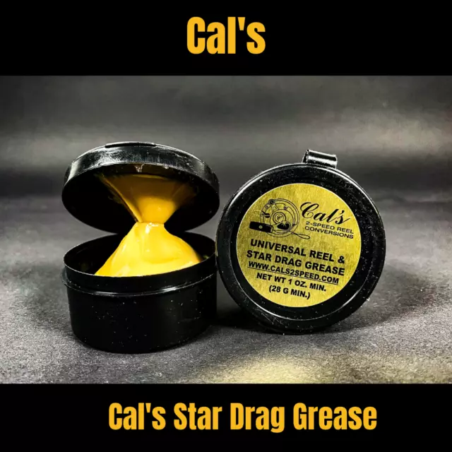 Cal's Universal Reel and Star Drag Grease - Multi Use - (1) Tan