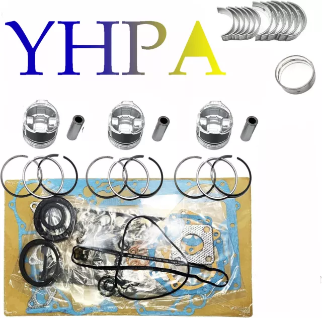 For Kubota D850 Overhaul Rebuild Kit Engine B1550HST B6200D B6200E Tractor Parts