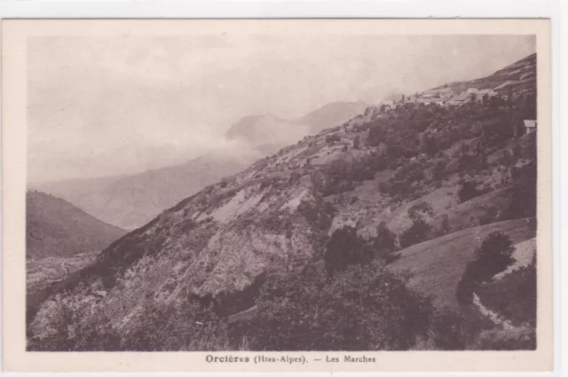Carte Postale Ancienne Cpa Orcieres Hautes-Alpes Les Marches