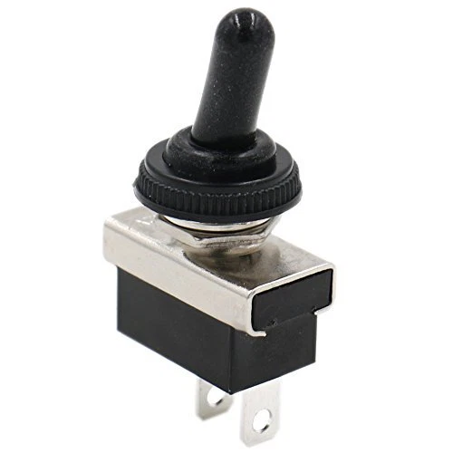 Toggle Switch SPST ON-OFF Type 2 Pin 12V/10A with Waterproof cover for Auto