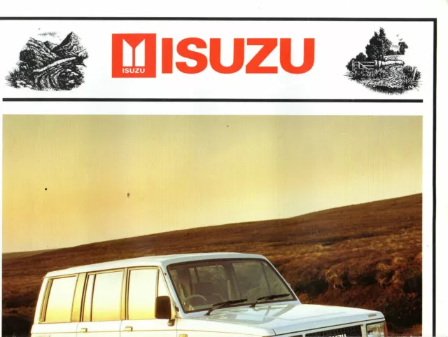 Isuzu Trooper Car  Brochure  4458E