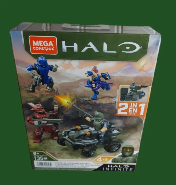 Mega Construx Halo Infinite Gungoose Gambit Set HDP59 Brute Jackal UNSC Marine