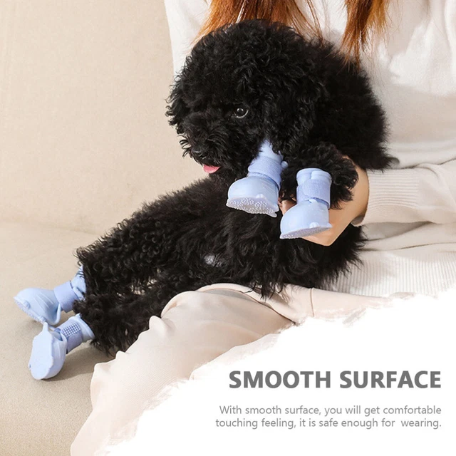 4 PCS WATERPROOF Shoes Rain for Dogs Accidental Injury Prevention £7.18