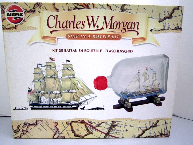 AIRFIX Charles W Morgan Ship In A Bottle Kit Vintage AIRFIX Charles W Morgan Ship In A Bottle Kit Vintage