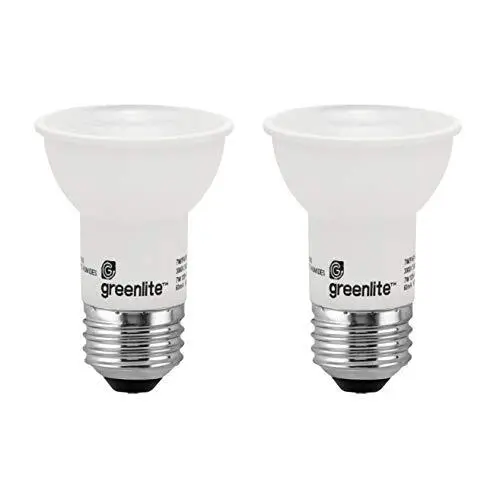 LED PAR16 Dimmable Flood Light Bulb, 7W 2 Count (Pack of 1) 60w Equivalent