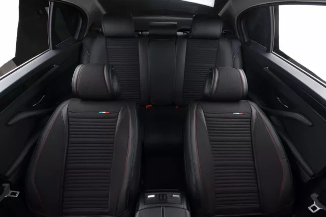 Sitzbezug Autositzbezug Schonbezug, Komplett Set, Audi A4, Schwarz