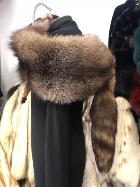 Silver Fox Kristallfuchs Fur fur Stole Collar Fox Fur Collar Volpe Stole