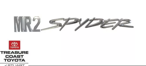 New Oem Toyota Mr2 Spyder 2000-2005 Mr2 Spyder Rear Emblem