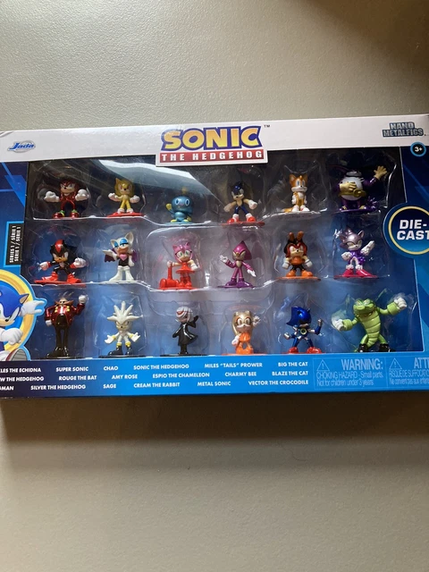 Pack De 3 Figurines Die-cast Sonic The Hedgehog Jada Toys 2.5" - Neuf