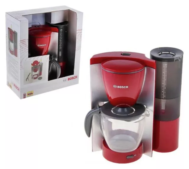 Klein Theo 9577 Bosch Kaffeemaschine mit Wassertankt Kinderkaffeemaschine