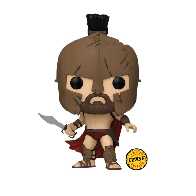 WB 100 300 Leonidas Funko Pop! Vinyl Figure #1473 - Chase W/Protector