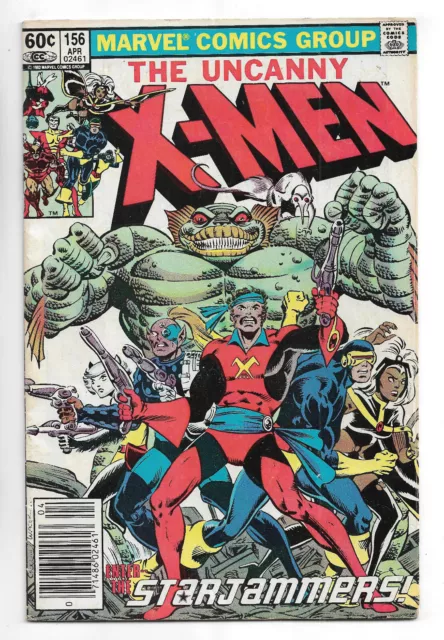 The Uncanny X-Men #156 Marvel Comics 1982 Dave Cockrum art / Starjammers