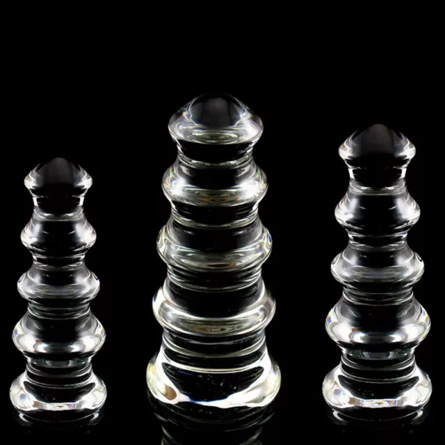 *** Large Pagoda Glass Toy Dildo_Anal Beads_Butt Plug Fast Shipping Adult  ***