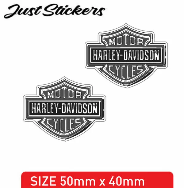 2 x Harley Davidson bike, helmet, car sticker , bumper sticker ,4X4,  bike,