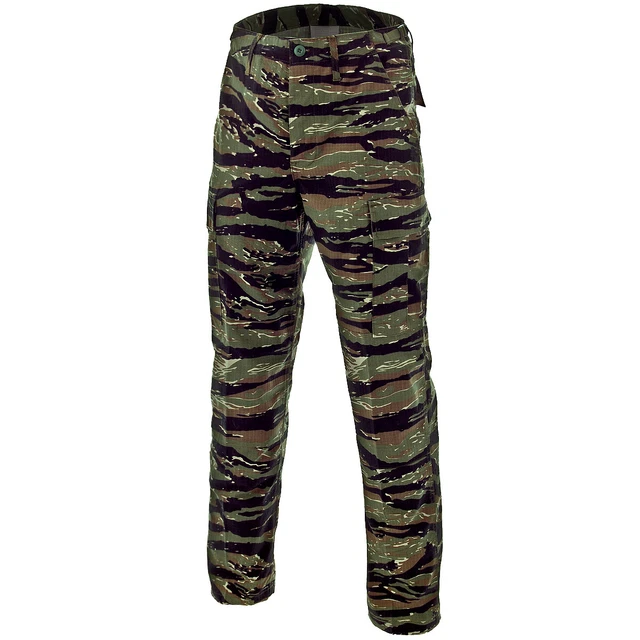 CLASSIC VIETNAM BDU Combat Trousers Mens Cargo Pants Ripstop Tiger Stripe Camo 39.95 PicClick UK