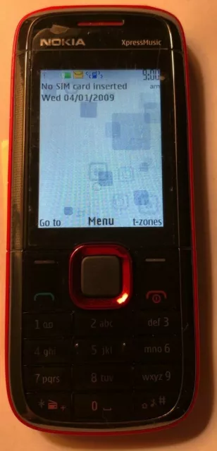 PROTOTYPE Nokia XpressMusic 5130 (T-Mobile) Cell Phone Red Fast Shipping NEW