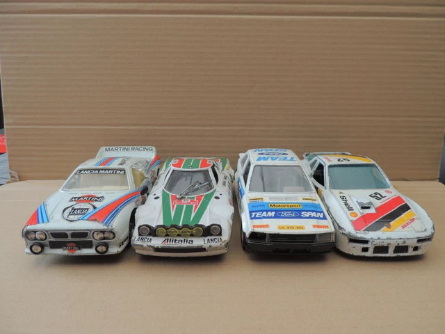 Lot De 4 Voitures Miniatures 1/43 IXO - Mercedes, Dodge - Supercars Diecast - Collection