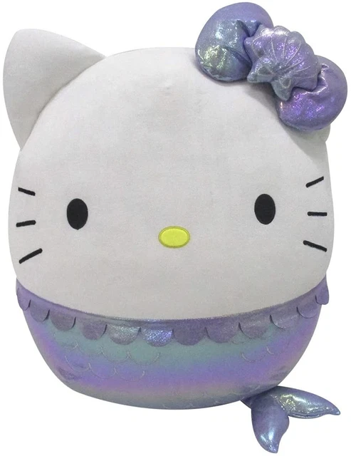 Squishmallows Hello Kitty 20,3 Cm – Peluche Violette – Édition 50e Anniversaire Sanrio – Officielle Jazwares 2024
