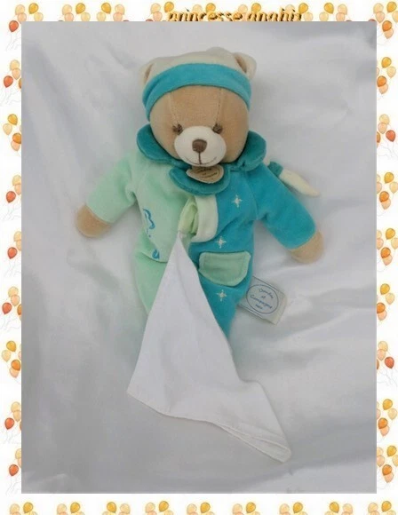 Peluche Baleine Avec Doudou Mouchoir - 15 Cm Bleu | Doudou Et Compagnie | Idée Cadeau Naissance