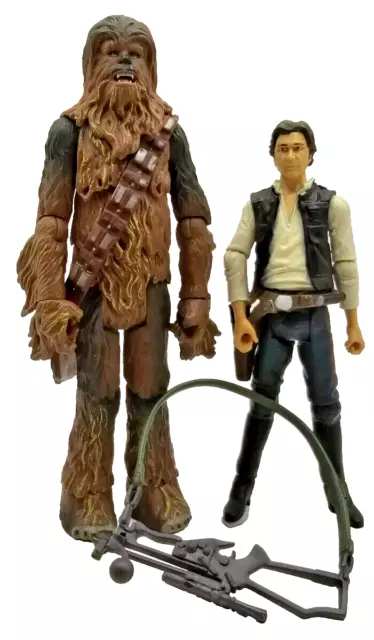 Star Wars Trilogy Collection Han Solo & Chewbacca 3.75 Action Figure 2004 Hasbro