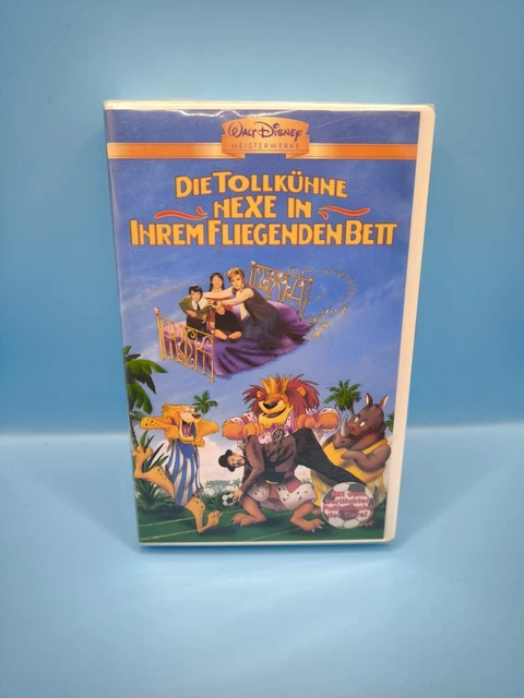 Die Tollkühne Hexe In Ihrem Fliegenden Bett Vhs WALT DISNEYS &DIE tollkühne Hexe in ihrem fliegenden Bett" VHS