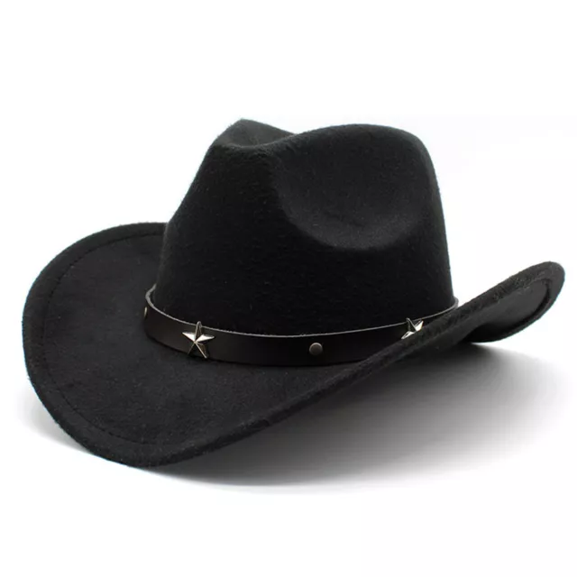Cappello da cowboy per donna e uomo Cappello Fedora a tesa larga in stile