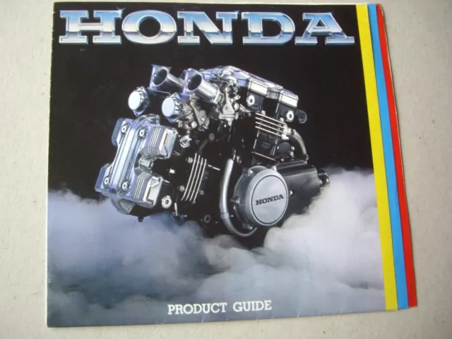 Honda Produkthandbuch Broschüre/Poster Motorräder, Autos, Rasenmäher etc