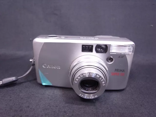 CANON PRIMA SUPER 155 AI AF CÁMARA DE PELÍCULA DE APUNTAR Y DISPARAR 35 mm...